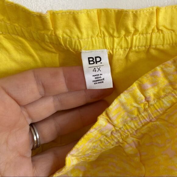 Nordstrom BP Yellow Camo Mini Dress 4X NWT - Picture 6 of 7